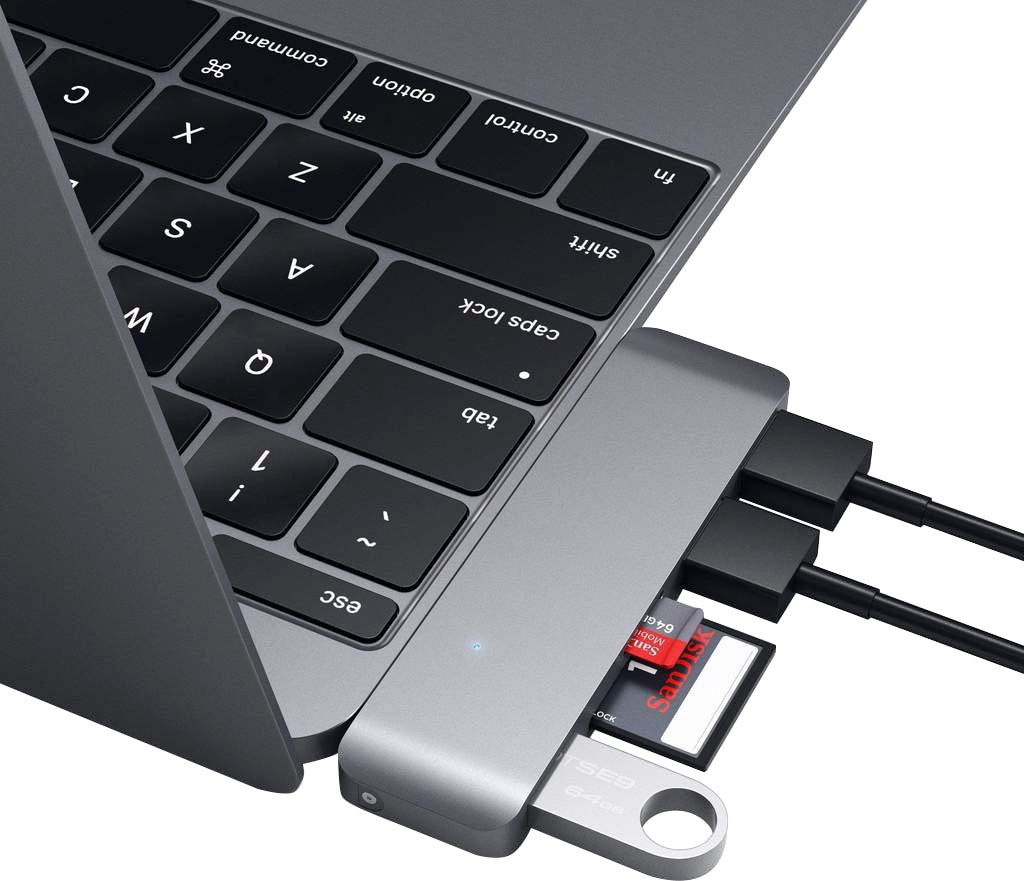 Satechi Adapter »Type-C USB 3.0 3-In-1 Combo Hub«
