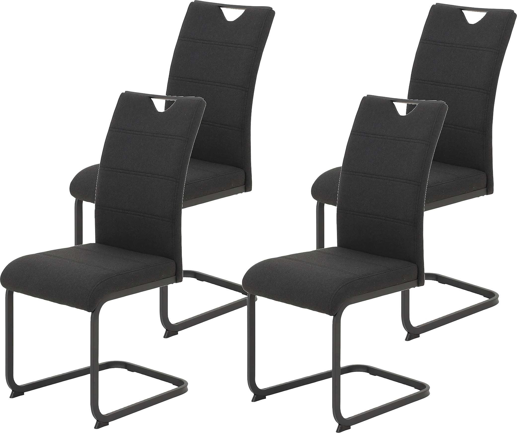HELA Freischwinger »MARS Esszimmerstuhl BESTSELLER« (Set) 4 Stk. Webstoff r günstig online kaufen