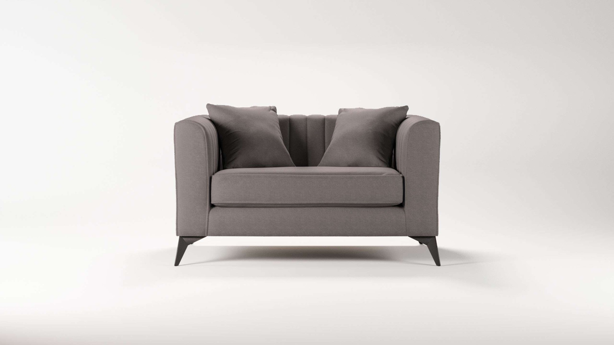 Places of Style Loveseat »MATTHEW Loungesessel, Maße B/T/H: 130/86/74 cm«, günstig online kaufen