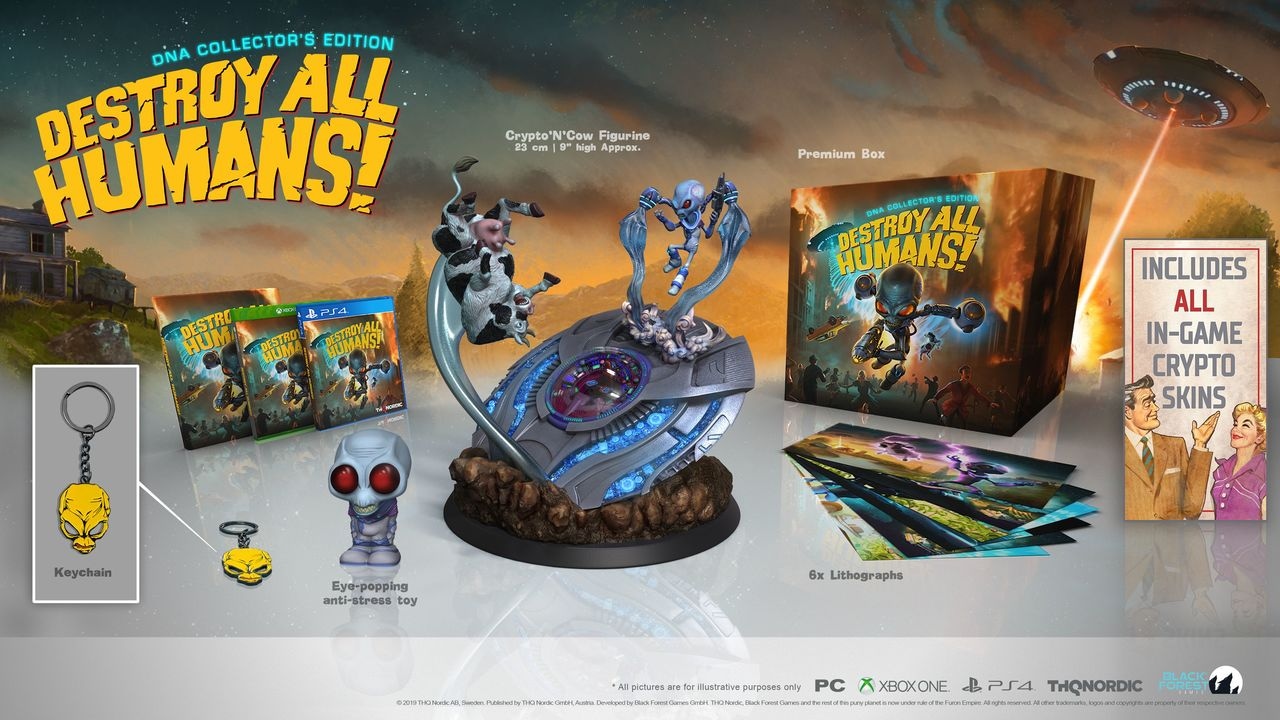 THQ Nordic Spielesoftware »Destroy All Humans 1 Remake DNA Collectors Edition«, Xbox One