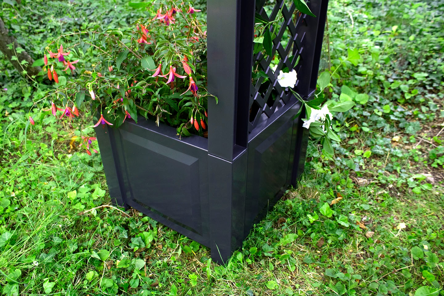 KHW Rosenbogen BxTxH: 174x43x207 cm, inkl. 2 Pflanzkästen