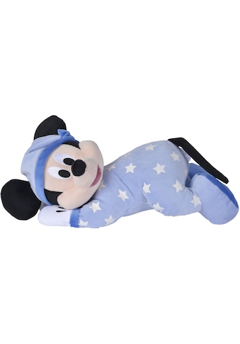 Kuscheltier »Disney Gute Nacht Mickey, 30 cm«, mit Glow in the Dark Effekt