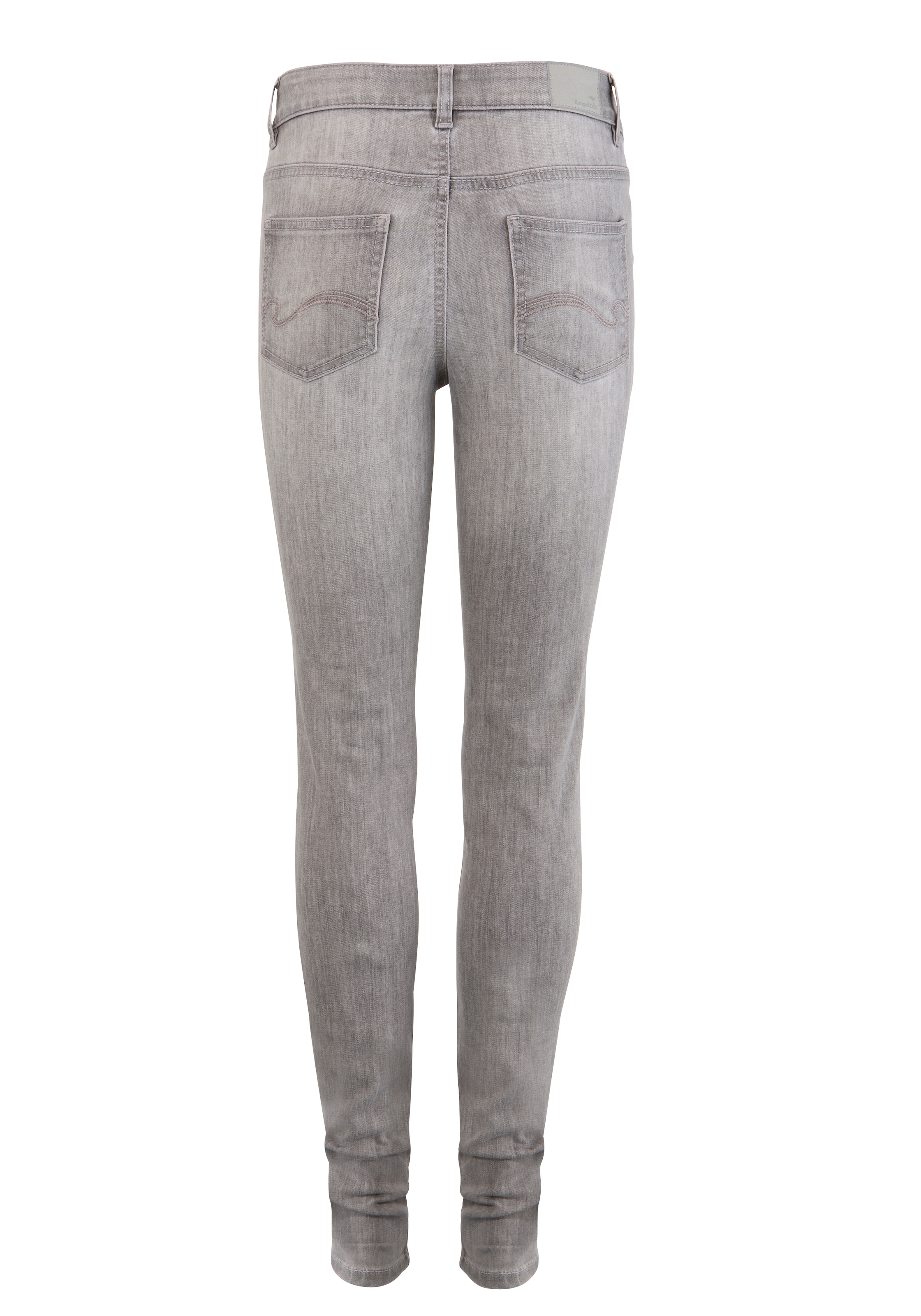 KangaROOS 5-Pocket-Jeans »SUPER SKINNY HIGH RISE«, knöchellang, mit Used-Optik, hohe Leibhöhe