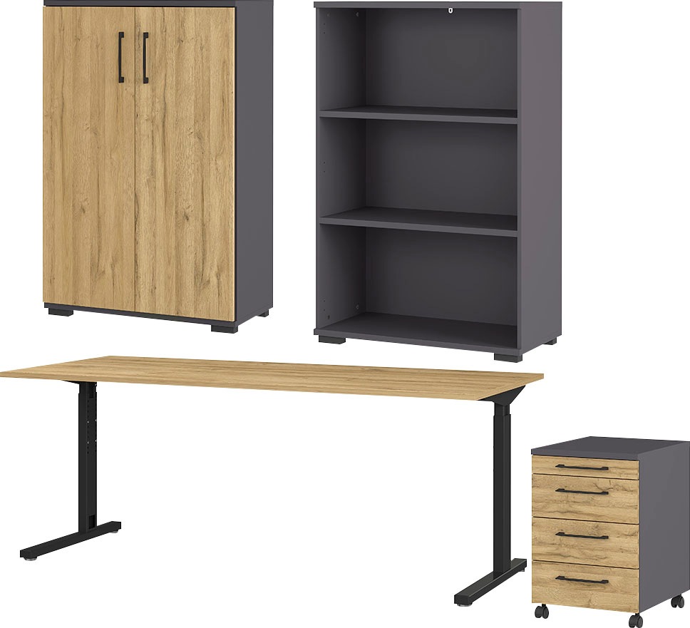 GERMANIA Büromöbel-Set »GW-Profi 3.0« Set, 4 Stk. tlg. günstig online kaufen
