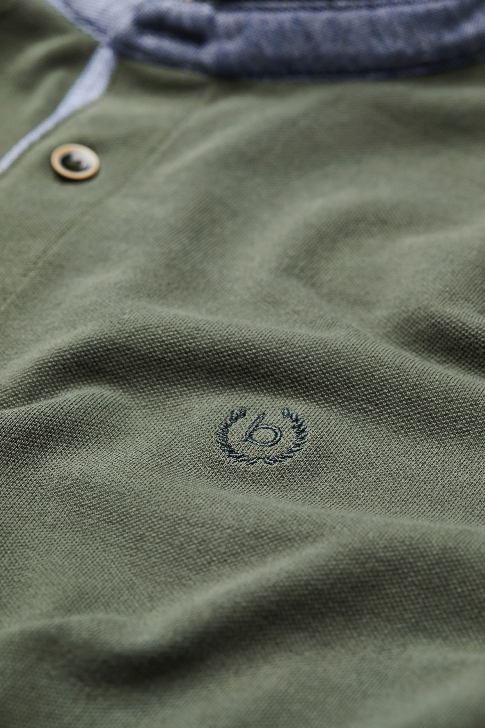 bugatti Poloshirt, mit Stehkragen