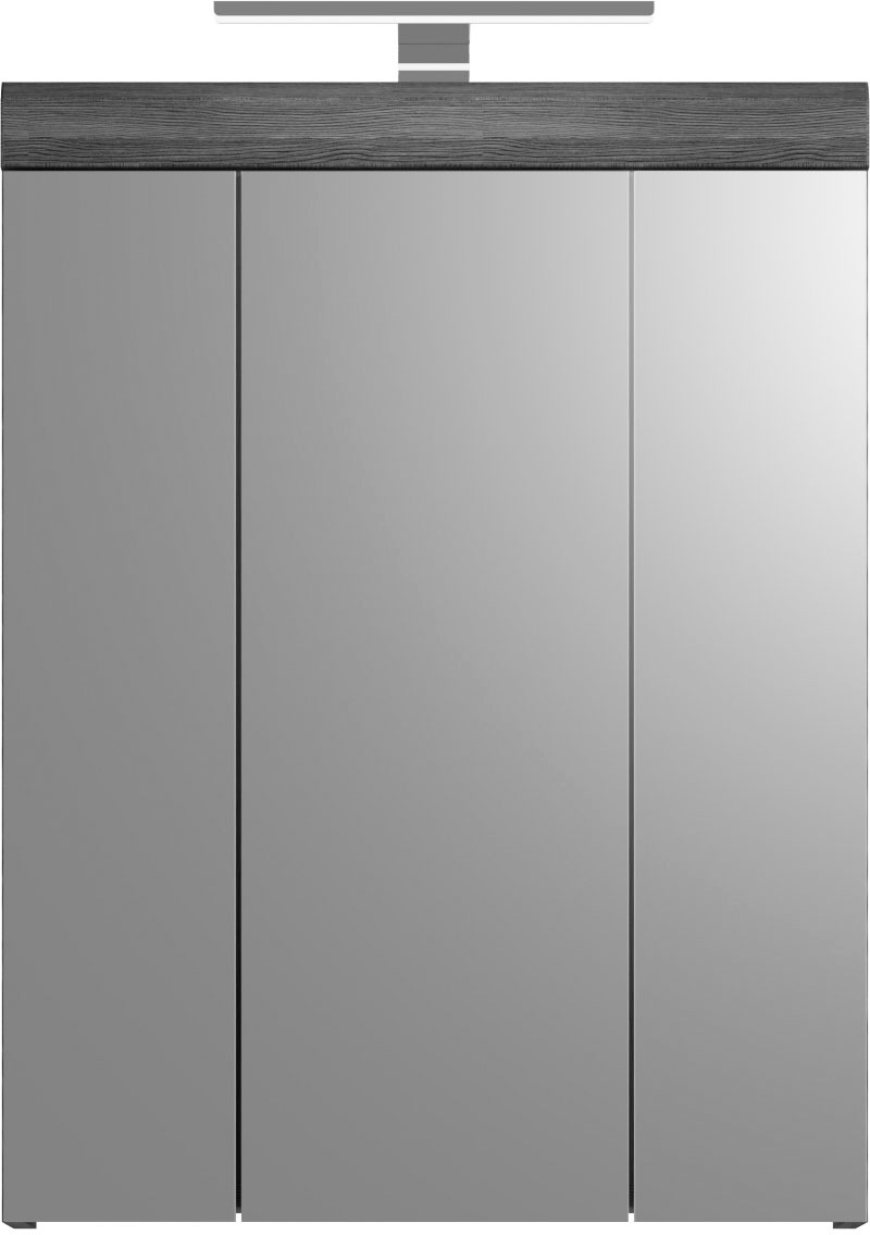 INOSIGN Badmöbel-Set »Siena, 2 teilig, inklusive LED Beleuchtung, bestehend aus:«, (Set, 2 St.), Waschbeckenunterschrank, Spiegelschrank, LED Badaufsatzleuchte