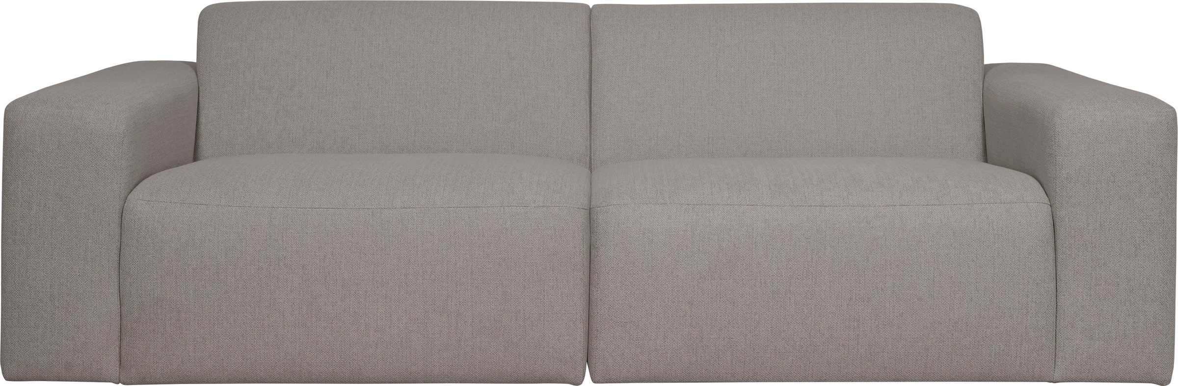 OTTO home 3-Sitzer »Koa, 228 cm, Modulsofa in Cord, Chenille, Struktur, Webstoff« Designsofa, weicher Lounge-Sitzkomfort, Welleunterfederung, bodentief