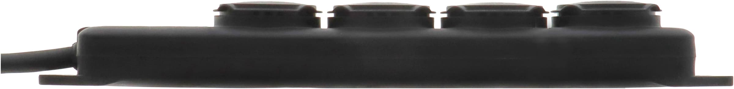 Brennenstuhl Steckdosenleiste »Steckdosenverteiler 4-fach 2m« 4-fach (Klappendeckel | Tragegriff Kabellänge 200 m)