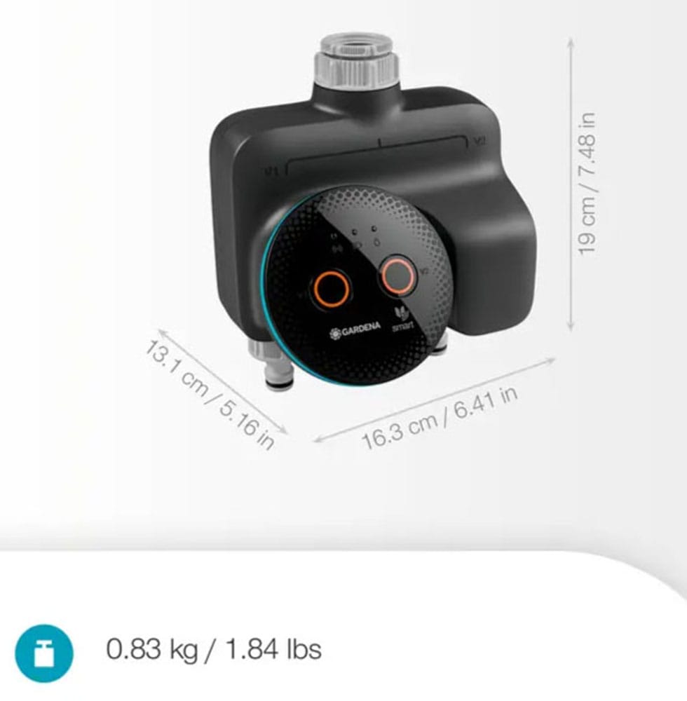 GARDENA Bewässerungscomputer »smart Dual Water Control« 12 bar, intelligente und vollautomatische Bewässerung