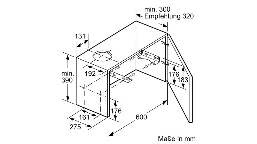Constructa Flachschirmhaube »CD30677«
