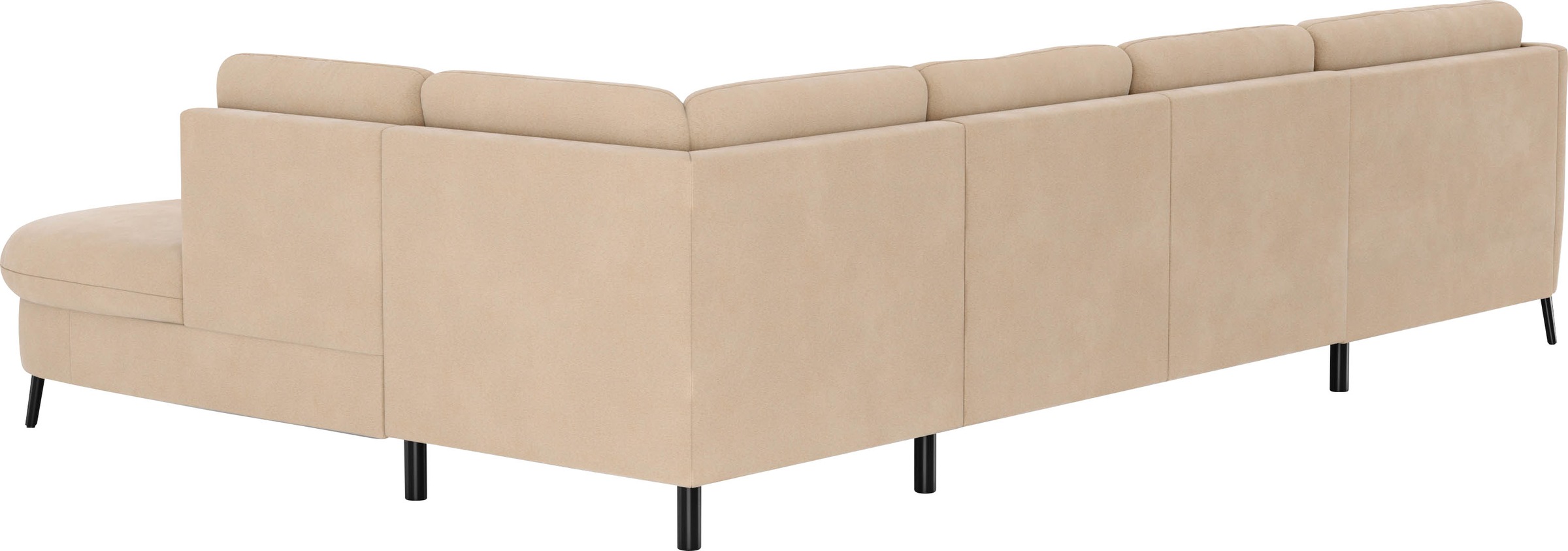 sit&more Wohnlandschaft »Soul U-Form«, wahlweise mit Bettfunktion und Bettkasten oder Schubkasten