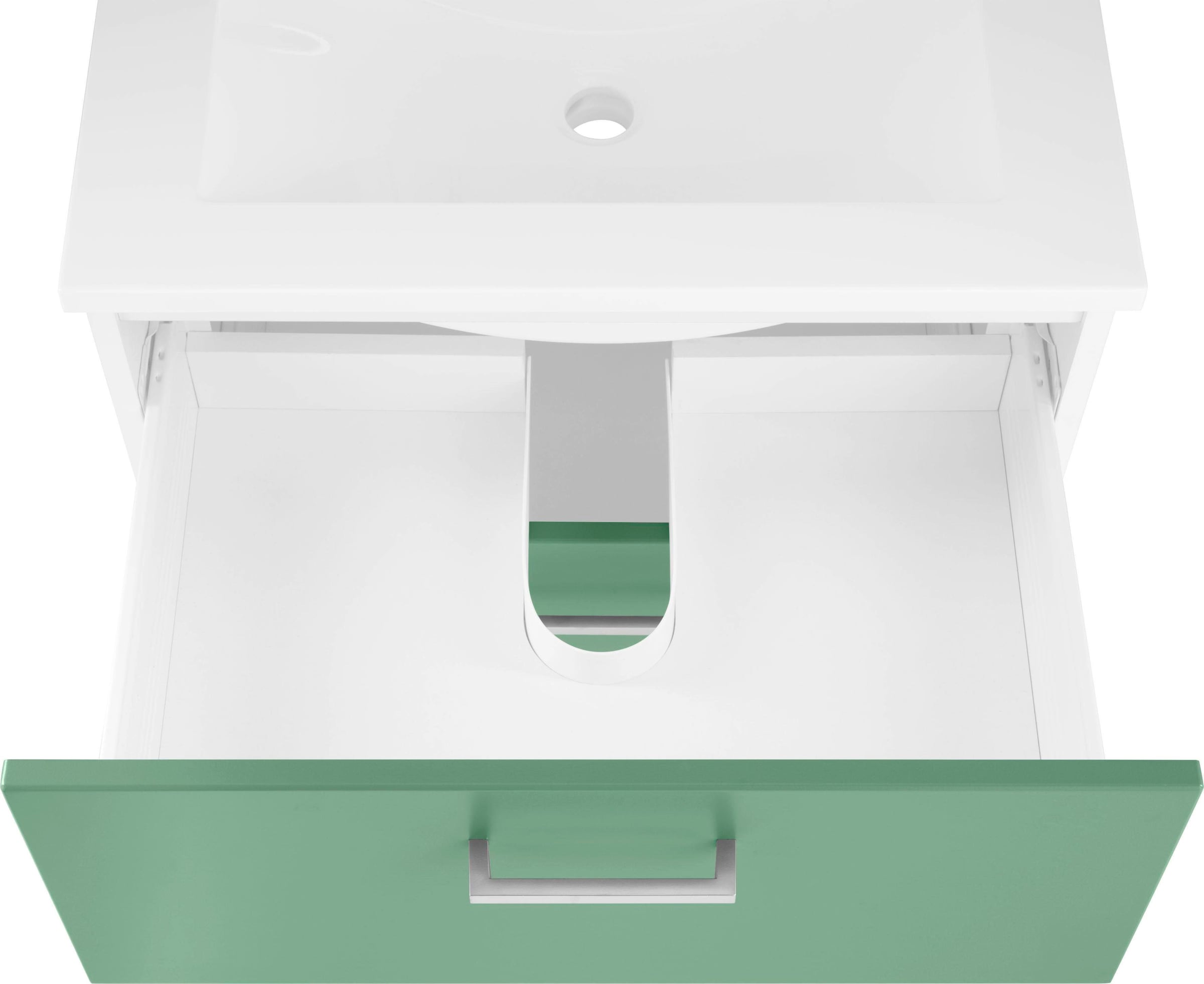 welltime Waschbeckenunterschrank »Ribera«, Badmöbel, Waschtisch inkl. Waschbecken, Breite 60 cm