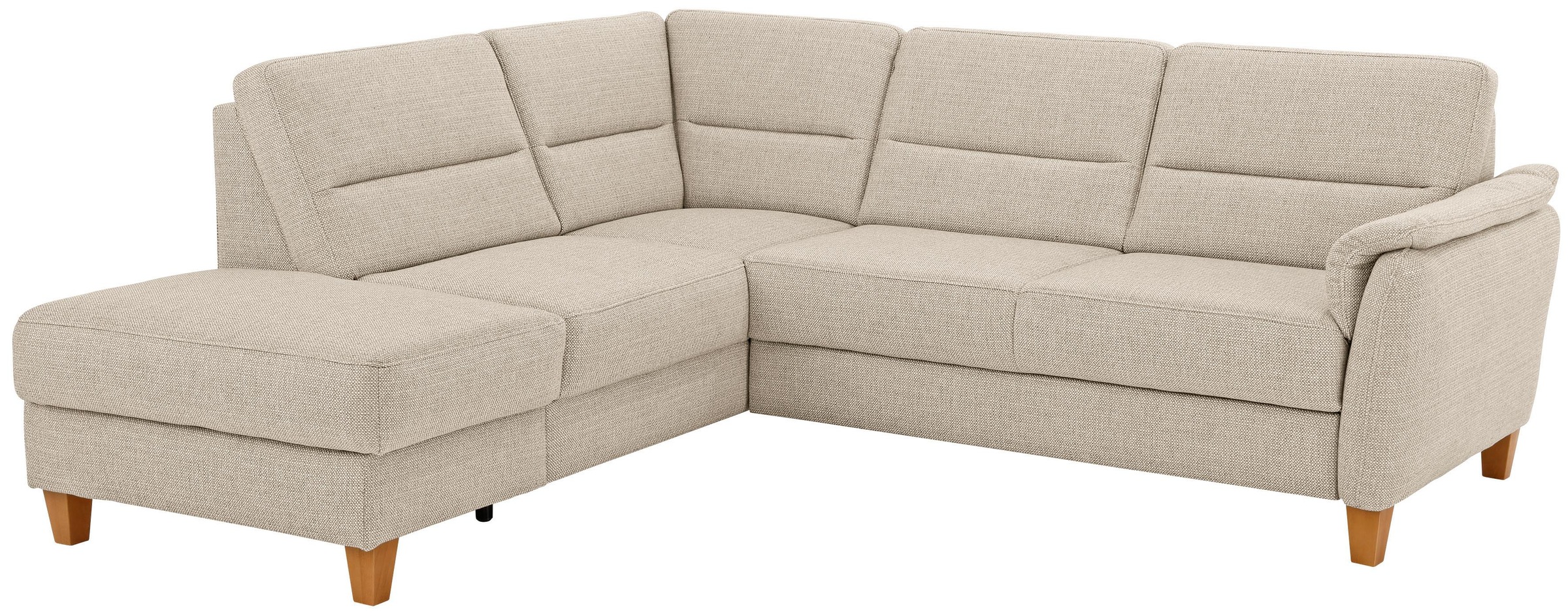 Home affaire Ecksofa »Palmera L-Form, B: 236 cm« optional Bettfunktion & Be günstig online kaufen