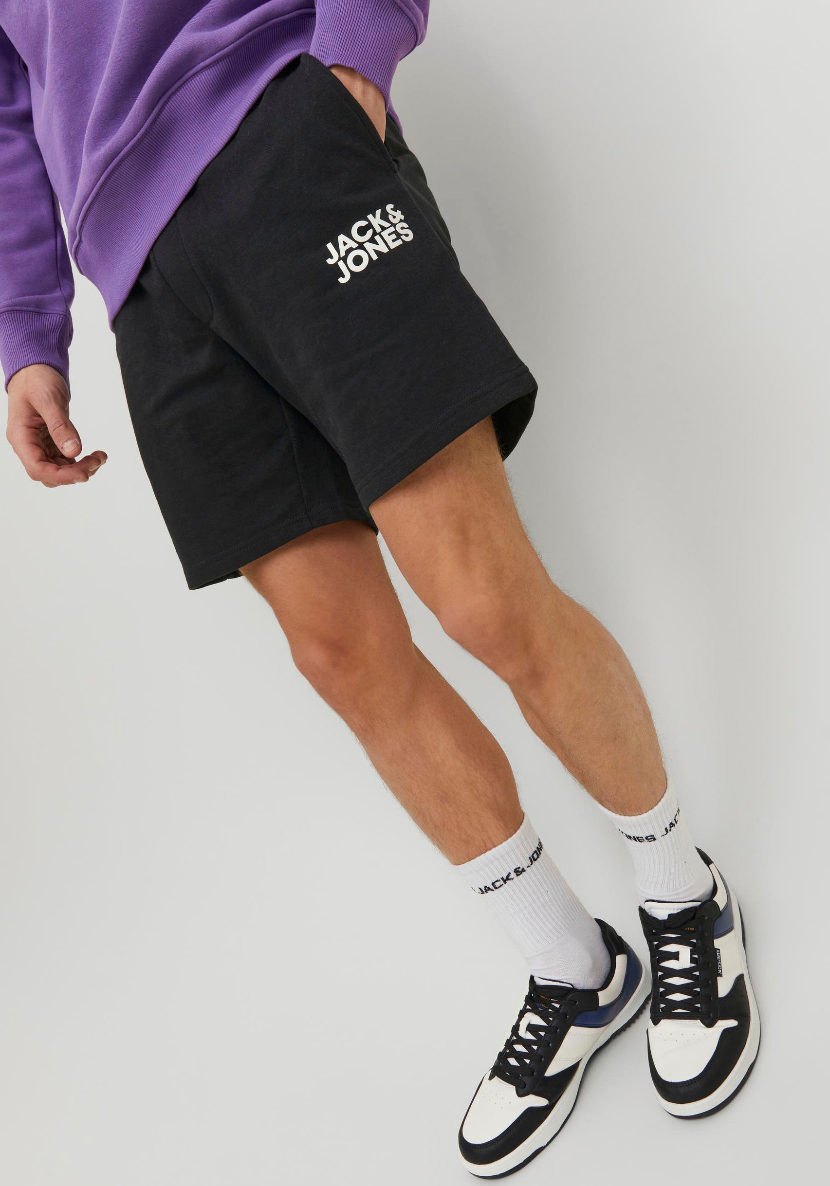 4. Bild von Jack & Jones Sweatshorts »JPSTNEWSOFT SWEAT SHORTS BEX SN«