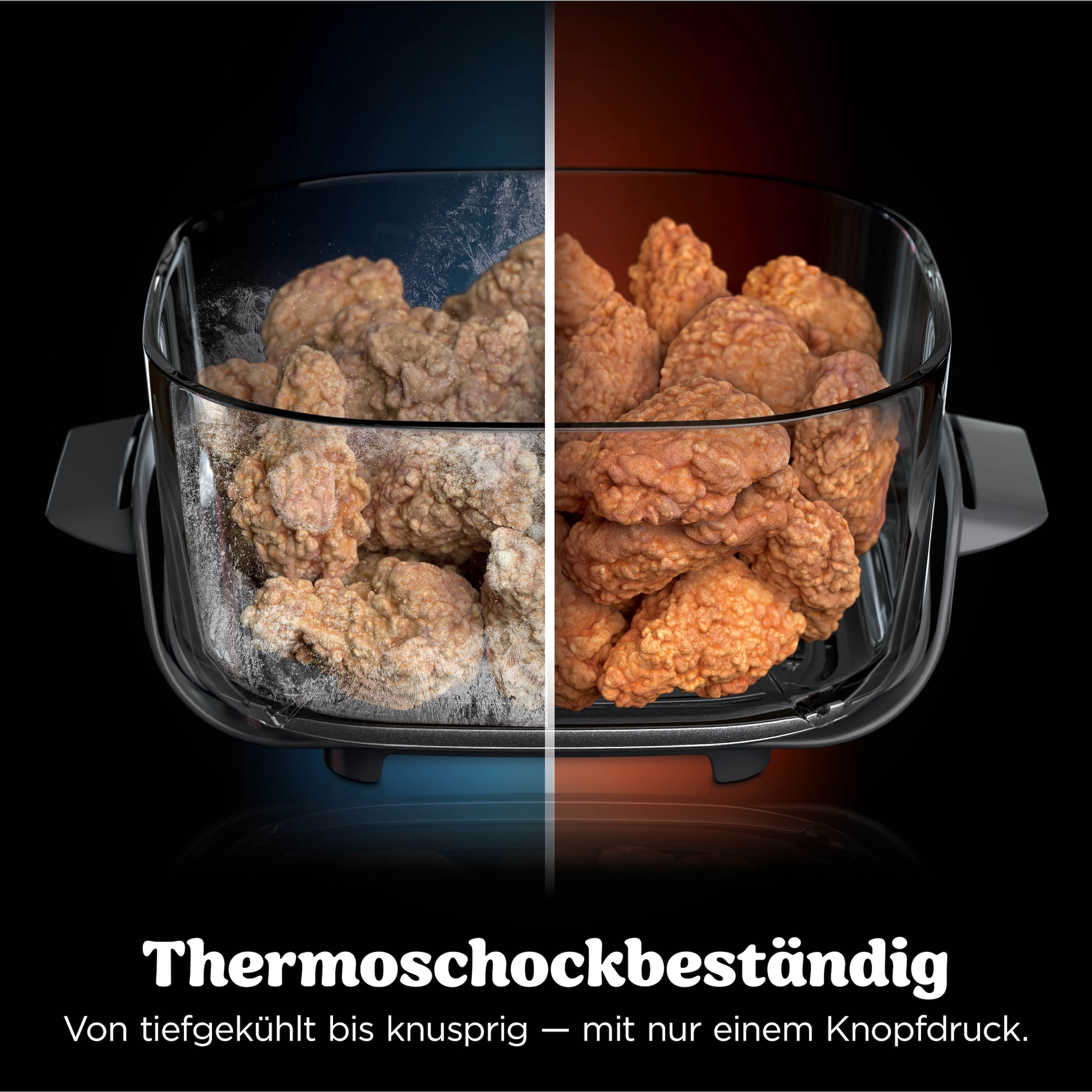 NINJA Heißluftfritteuse »CRISPi PRO 7-in-1 Glas-Air-Fryer - Beige AS101EULG« 2050 W 7 Kochfunktionen, Vorbereitung, Zubereitung + Aufbewahrung von Speisen
