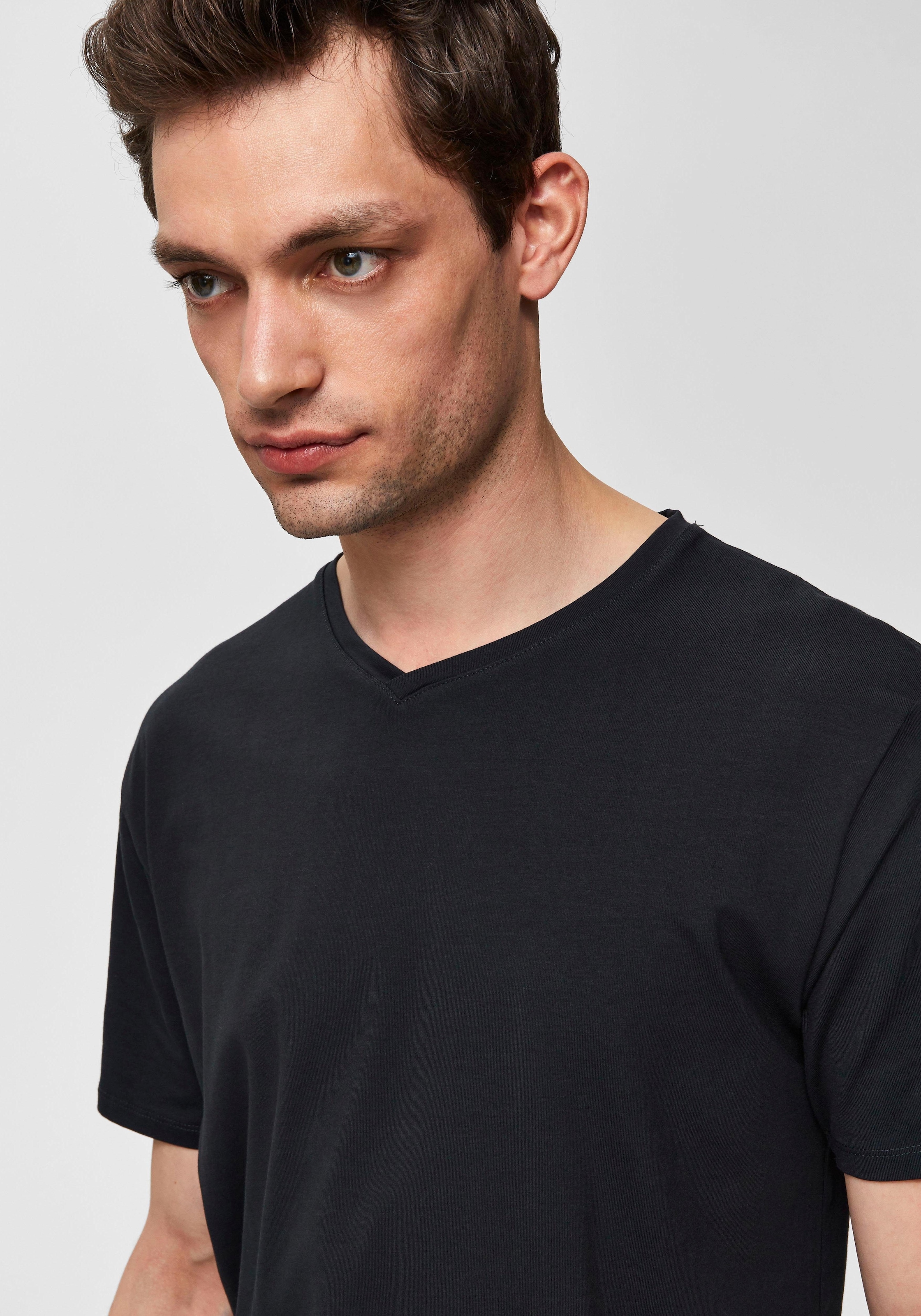 SELECTED HOMME V-Shirt »SLHNEWPIMA SS V-NECK TEE B NOOS«