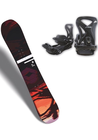 Snowboard »FTWO Reverse 01 MAN Sunset 21/22«, (Set)