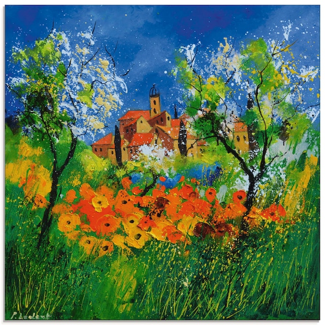 Artland Glasbild »Provence«, Garten, (1 St.), in verschiedenen Größen auf  Raten kaufen