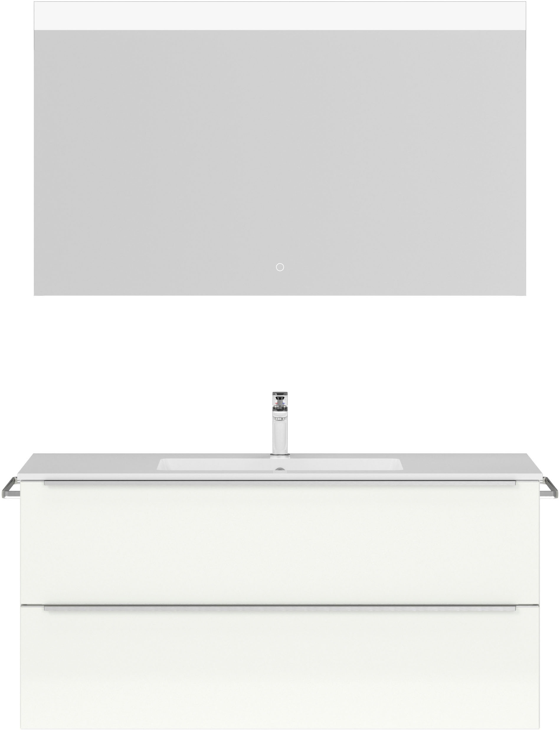 nobilia® Badmöbel-Set »Levere« vormontiert, mit Soft-Close, 2 Stk. tlg. günstig online kaufen