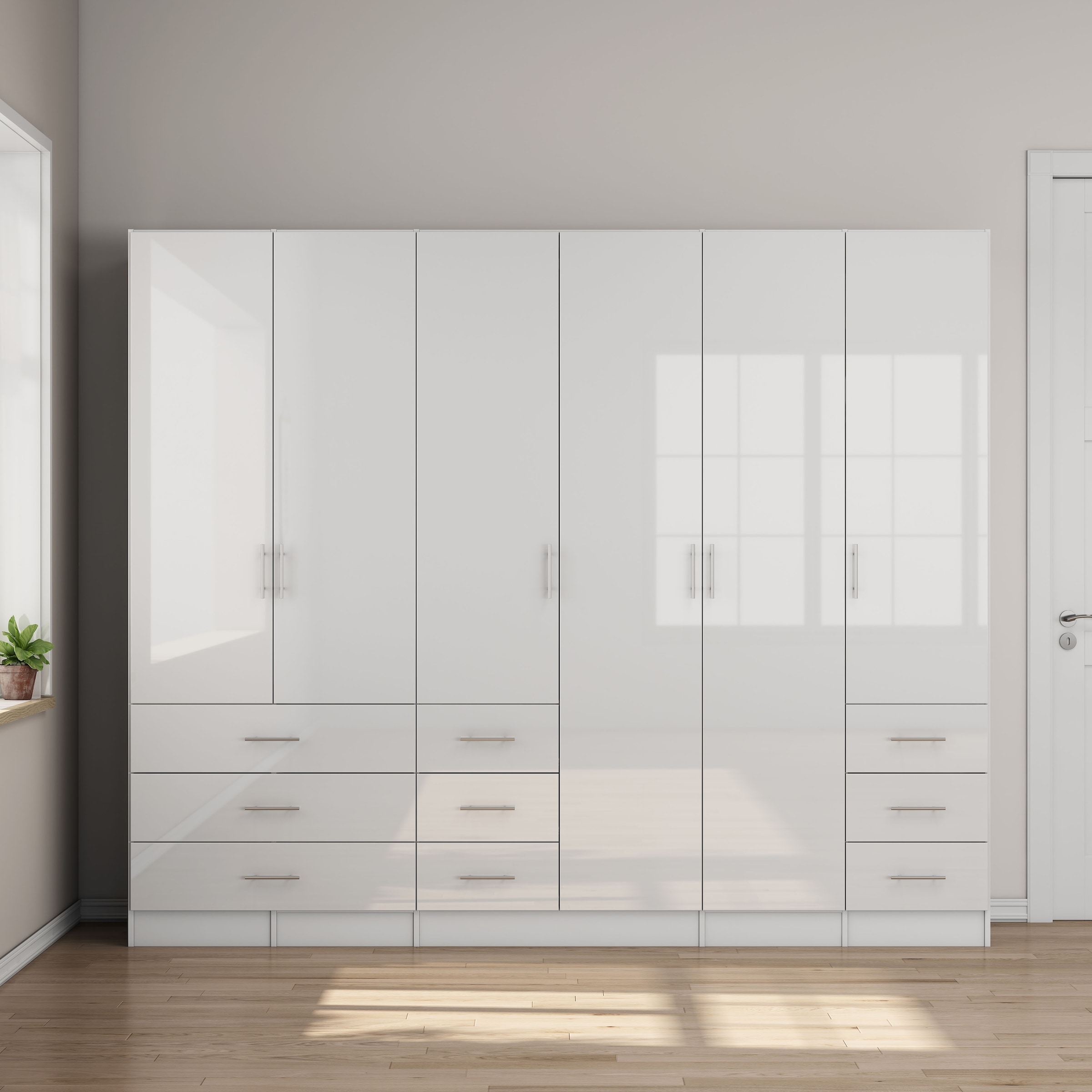 OTTO home Kleiderschrank »Trento Schlafzimmerschrank Garderobe Hochglanz Bestseller«