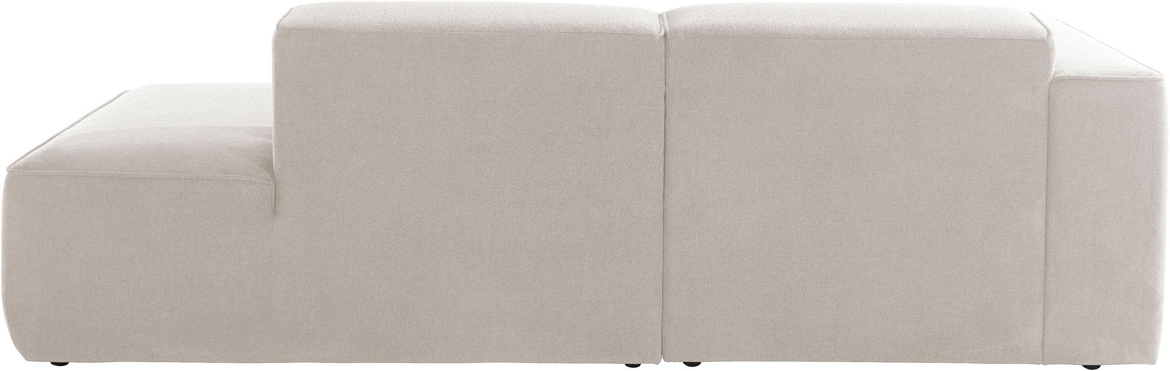 andas 2-Sitzer »Noord mit Kedernaht, Breite 227 cm«, Cord, Struktur, Webstoff, mit Wellenunterfederung, Massivholzrahmen