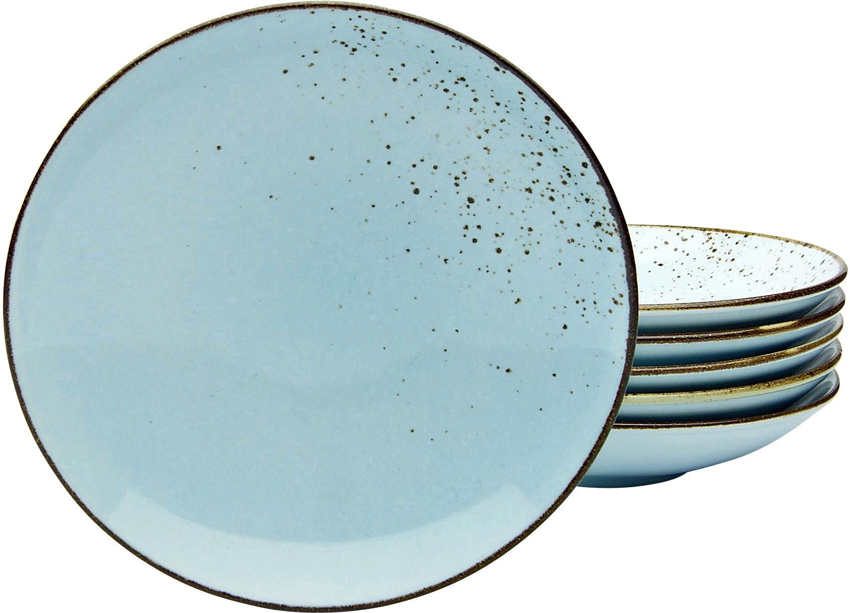 CreaTable Suppenteller »Essteller NATURE COLLECTION« Teller Set für 6 Perso günstig online kaufen