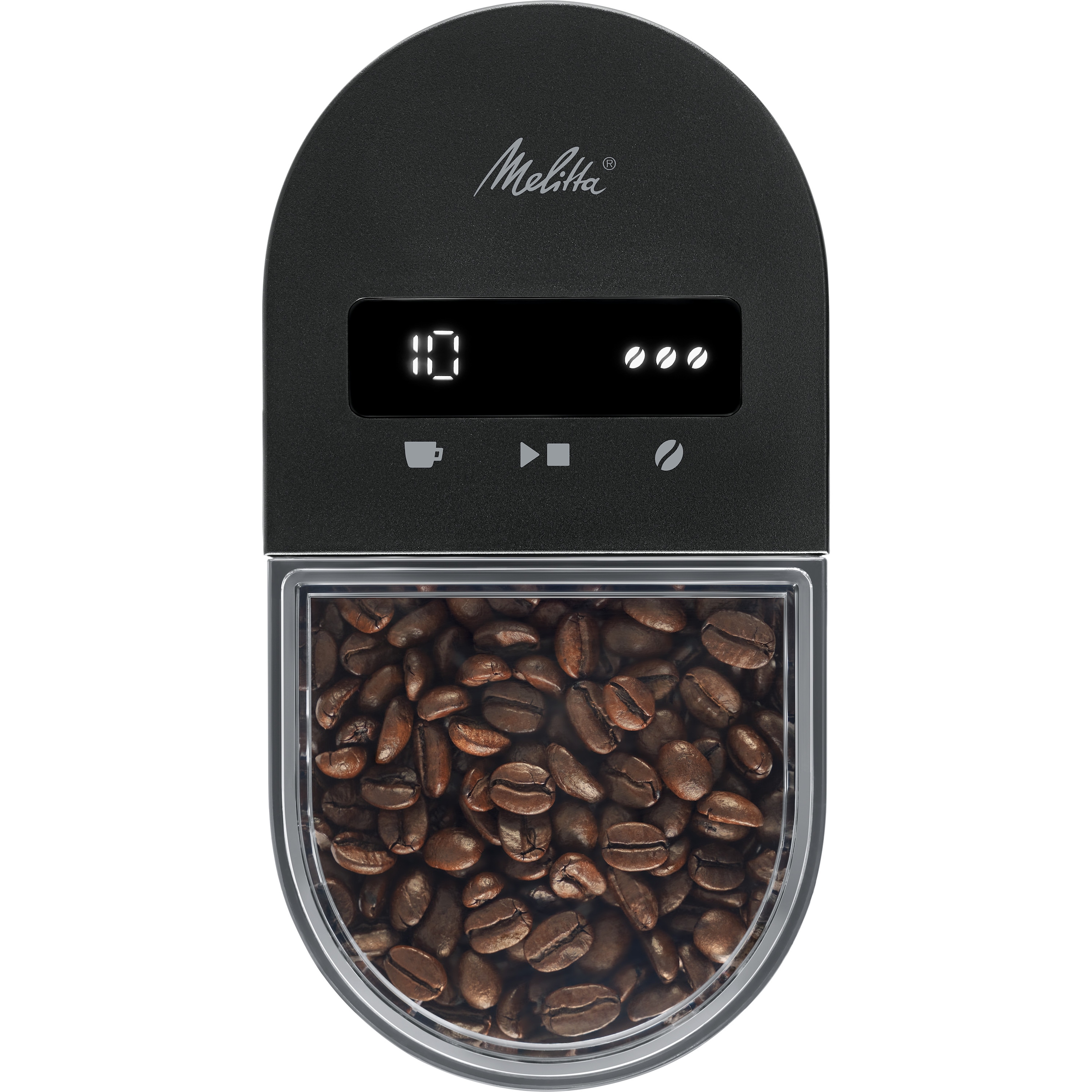 Melitta Kaffeemühle »Melitta® Linea Kaffeemuehle  1032-01« 170 W Kegelmahlwerk 100 gBohnenbehälter