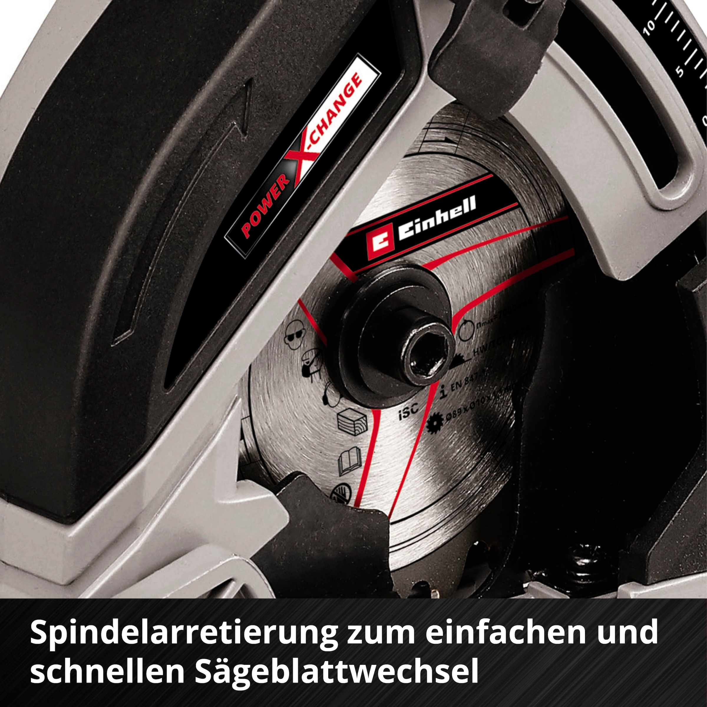 Einhell Akku-Handkreissäge »TE-CS 18/89 Li - Solo«, Mini, ohne Akku und Ladegerät