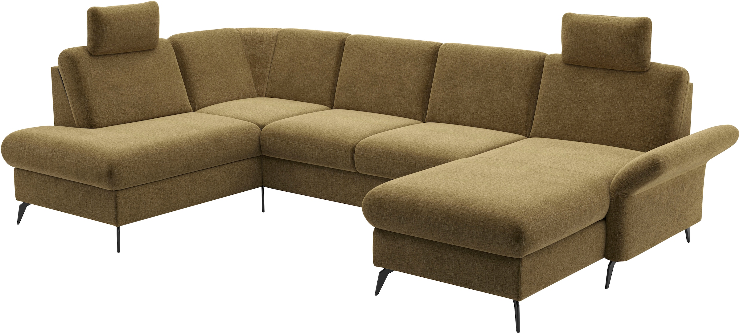 Home affaire Wohnlandschaft »Rochelle«, optional: Armteilverstellung, klappbar, Bettkasen