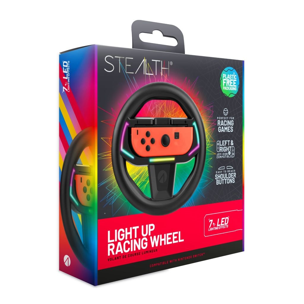 Stealth Lenkrad »Joy-Con Racing Wheel Lenkrad mit LED Beleuchtung«