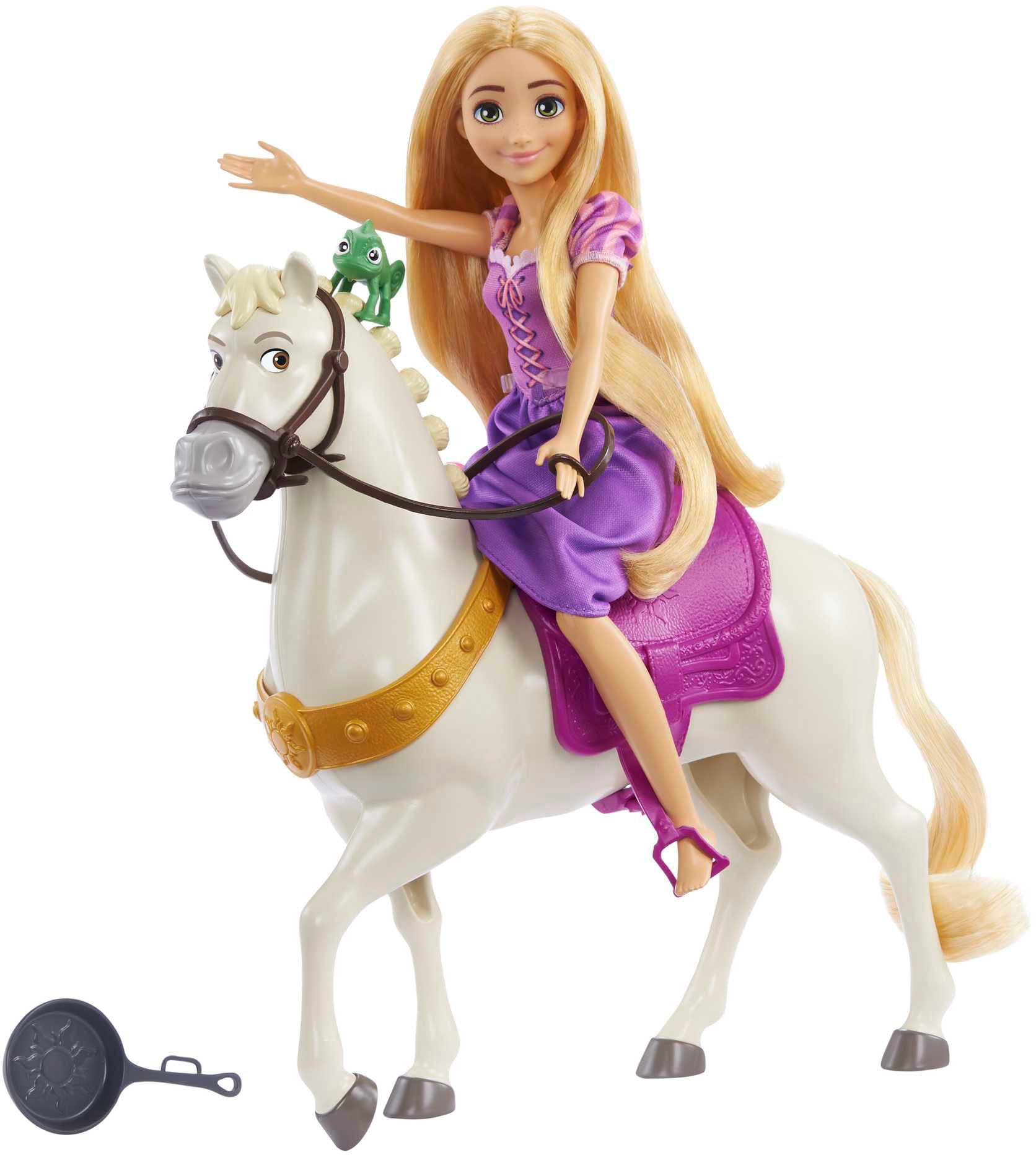 Mattel® Anziehpuppe »Disney Prinzessin, Modepuppe Rapunzel und Pferd«