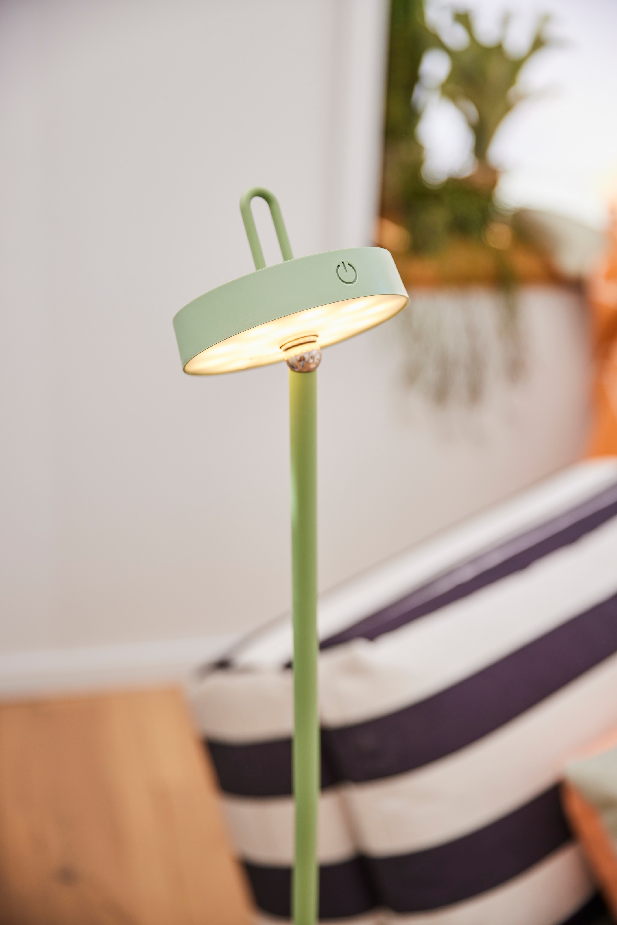 JUST LIGHT Stehlampe »AMAG« LED-Modul 1 Stk. Warmweiß Akkuleuchte