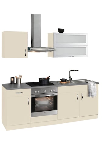 wiho Küchen Küchenzeile »Amrum«, mit E-Geräten, Breite 210 cm kaufen