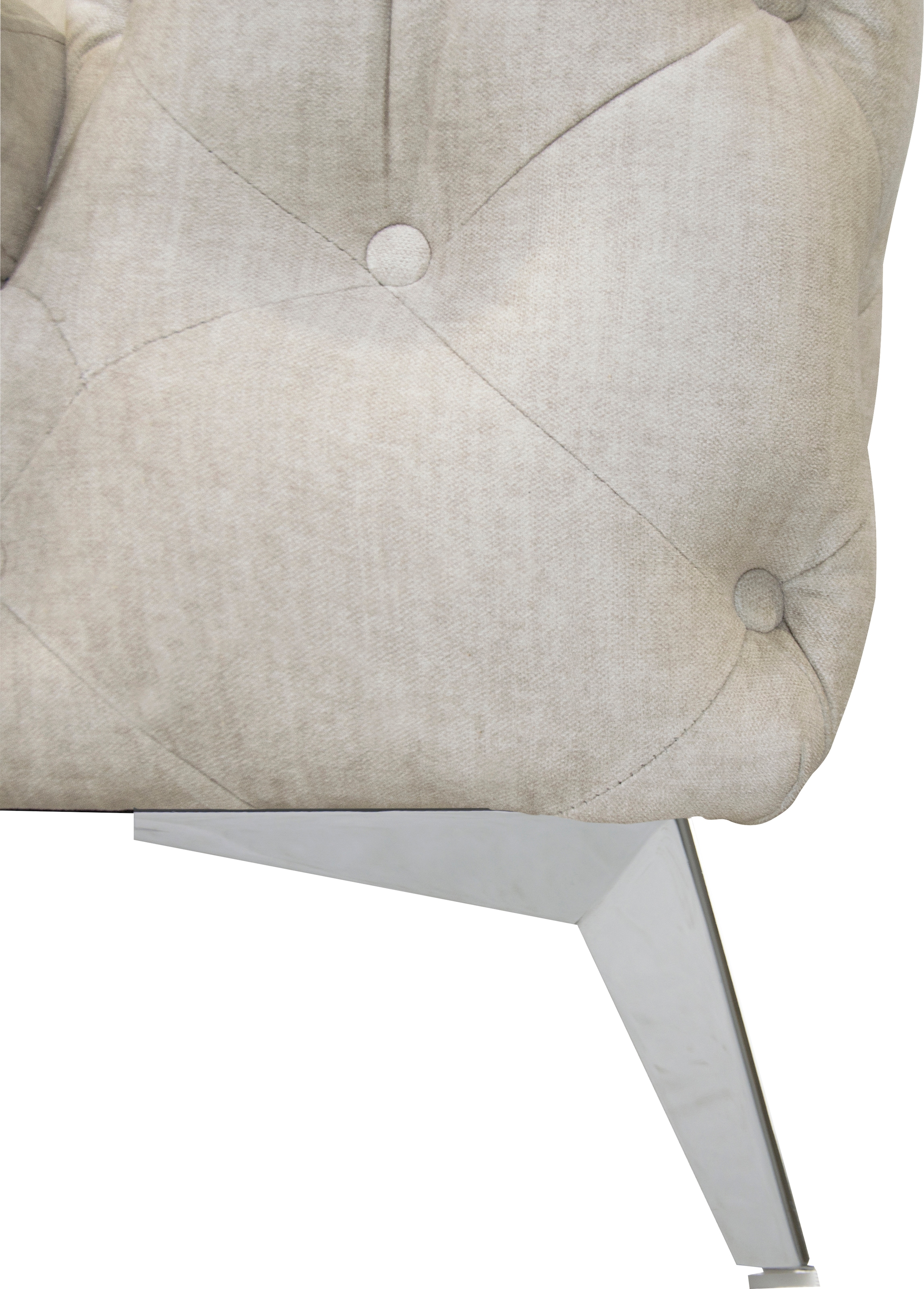 Leonique Chesterfield-Sofa »Glynis«, aufwändige Knopfheftung, moderne Chesterfield Optik, Fußfarbe wählbar