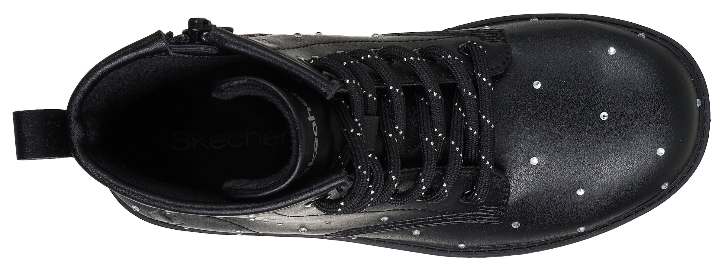 Skechers Schnürstiefel »GRAVLEN HI«, Boots mit Nieten, Größenschablone zum Download