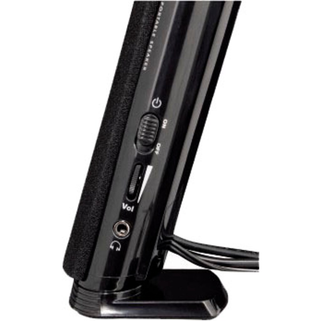Hama PC-Lautsprecher »PC Lautsprecher, Computer Lautsprecher, 2.0, USB, Klinke«