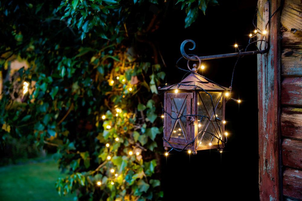 KONSTSMIDE LED-Lichterkette »Weihnachtsdeko aussen«, gefrostet, 200 warm weiße Dioden