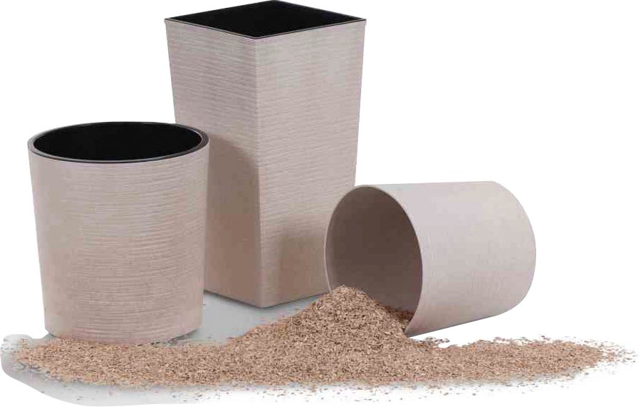 Siena Garden Pflanzkübel Rillenoptik, eckig