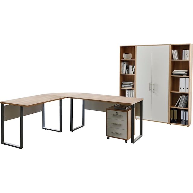 BMG Möbel Büro-Set »Tabor Office 3«, (Set, 6 St.) online kaufen