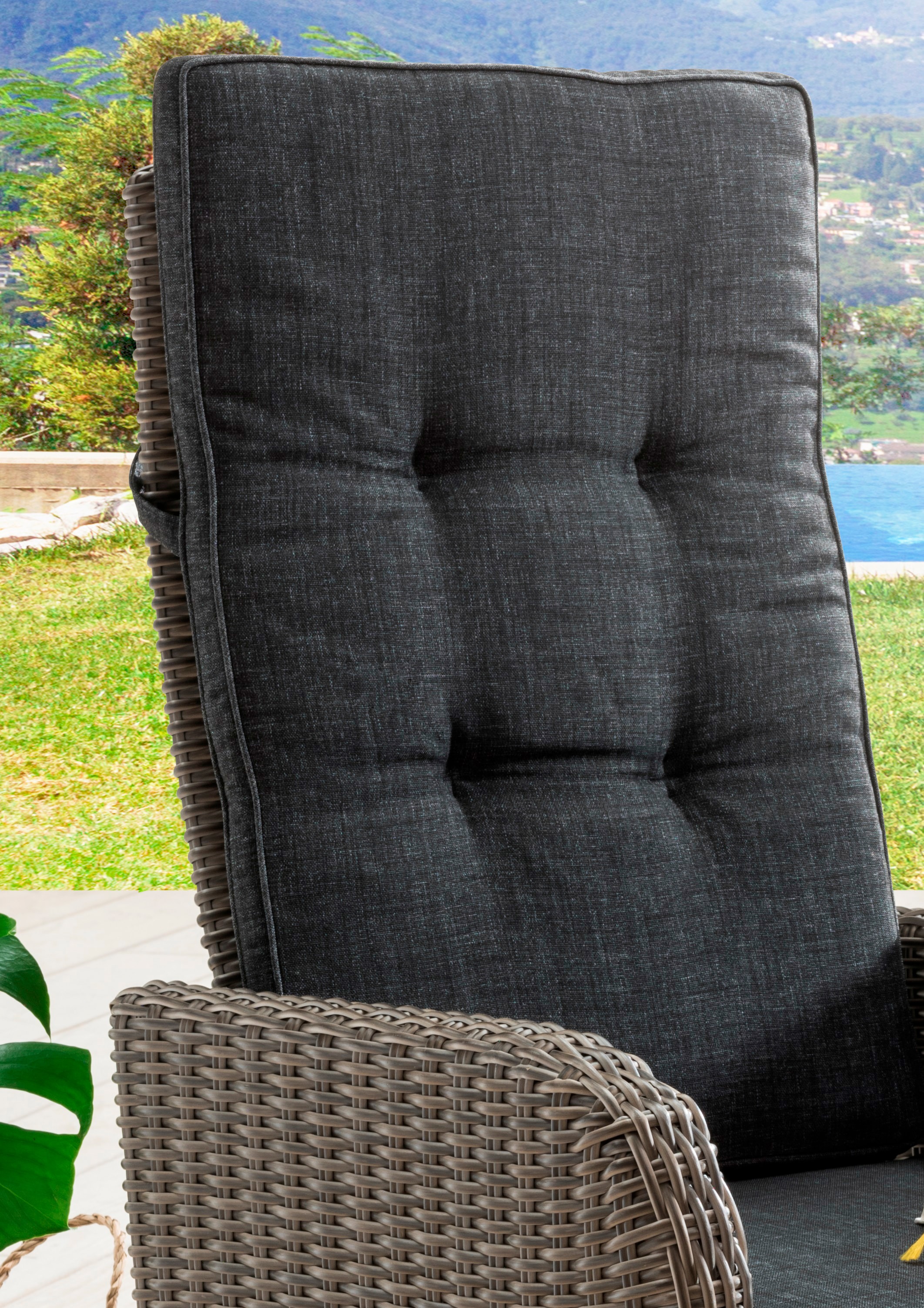 Destiny Sessel »PALMA CASA«, (Set), Polyrattan, Hochlehner stufenlos
