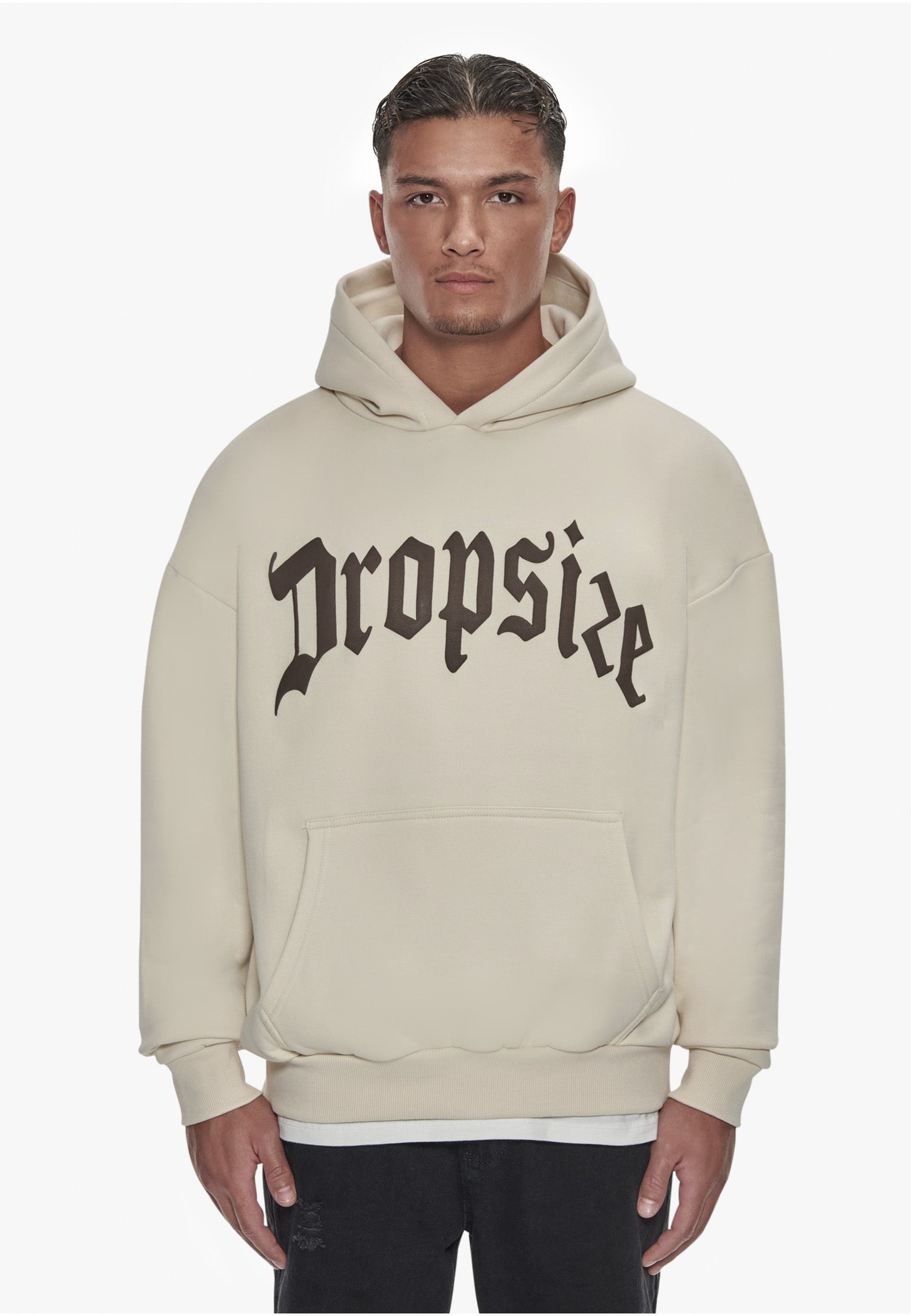 Dropsize Kapuzenpullover »Dropsize Herren Heavy Oversize Puffer Print Hoodie« 1