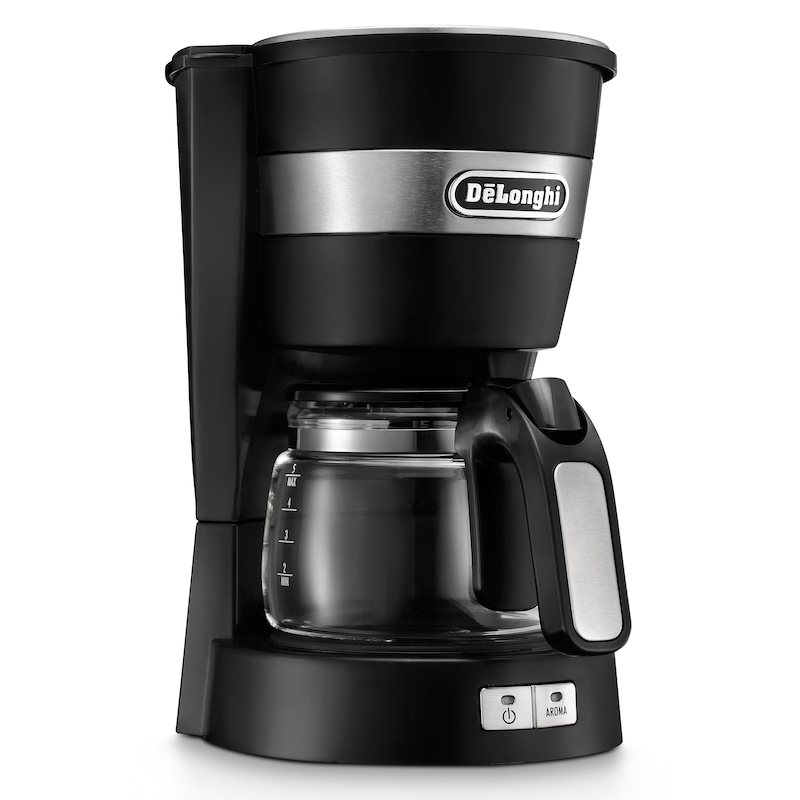 DE'LONGHI Filterkaffeemaschine »ACTIVE LINE ICM14011.BK« 0, 65 l Kaffeekanne Permanentfilter Intense Black