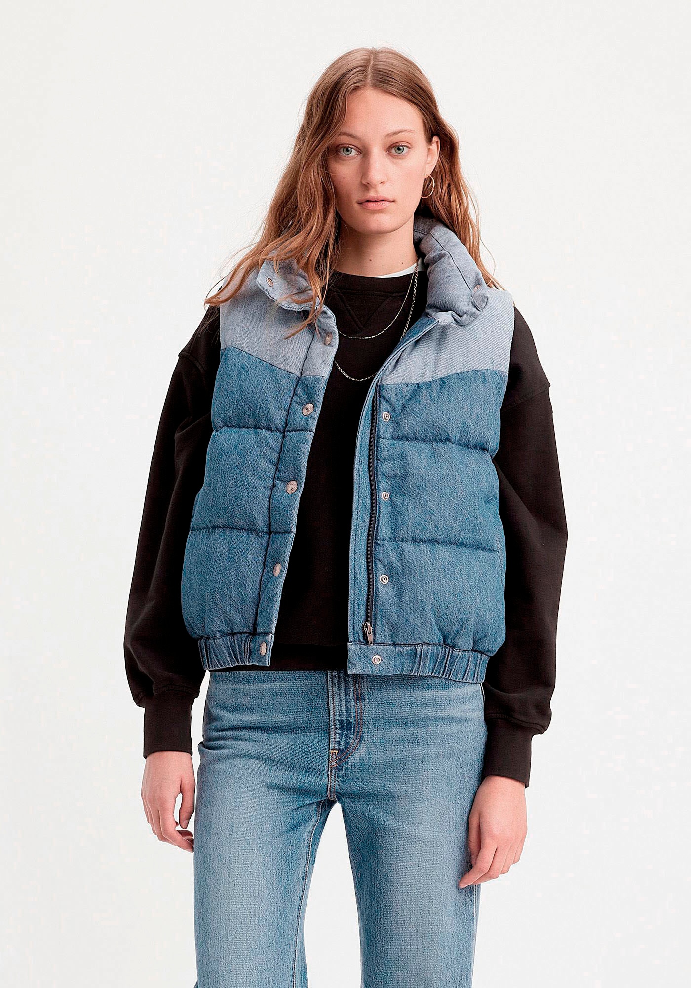 Jeansweste »JUNO WESTERN PUFFER VES«