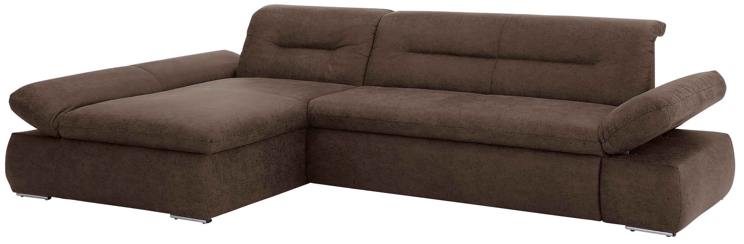INOSIGN Ecksofa »Avesa L-Form«, Wahlweise mit Armteilvertsellung und Bettfunktion, B/T/H: 300/172/80cm