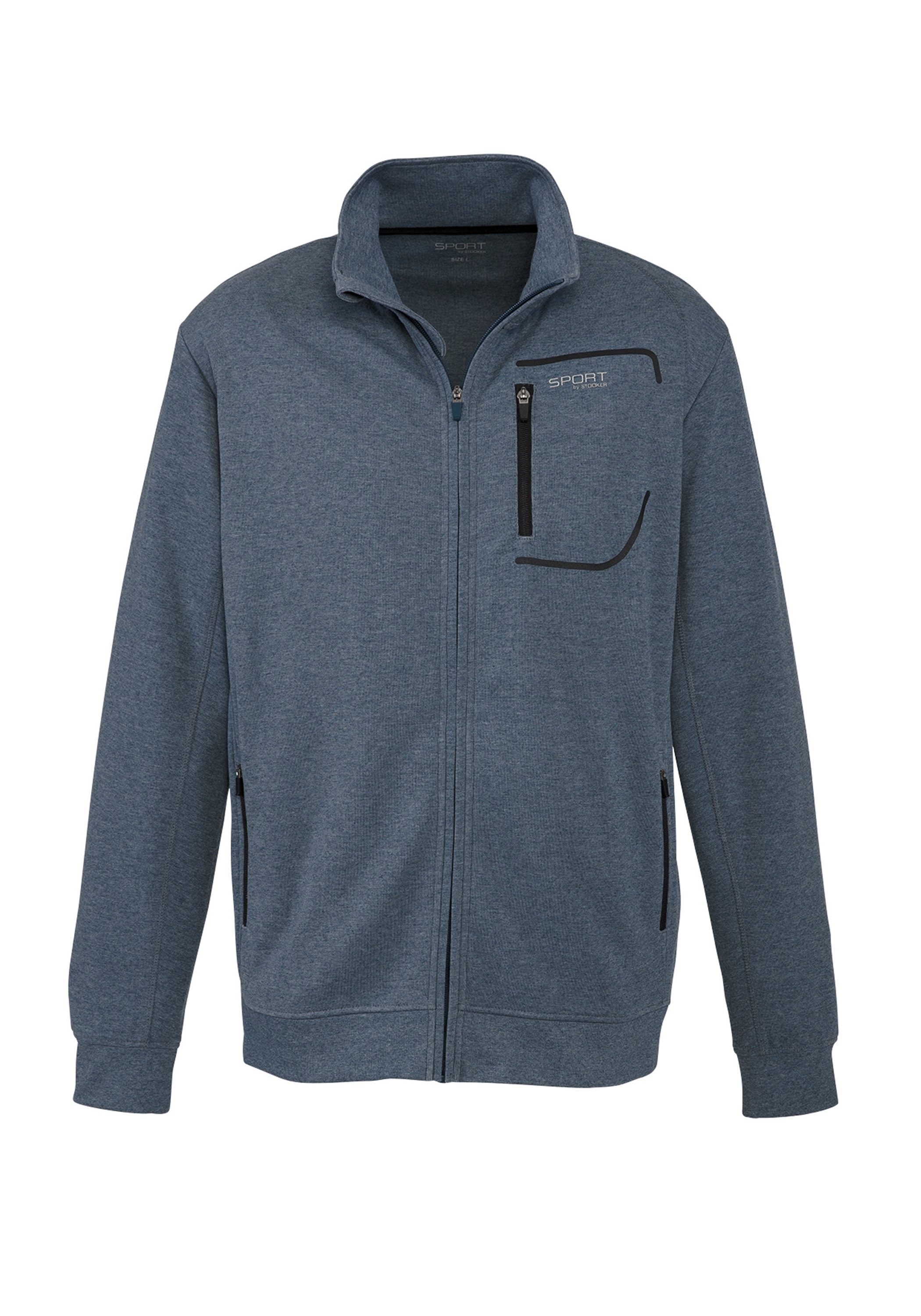 Stooker Men Sweatjacke »Sweatjacke Sportjacke SYDNEY mit Stehkragen«, Sportjacke Stehkragen Regular Fit für Herren