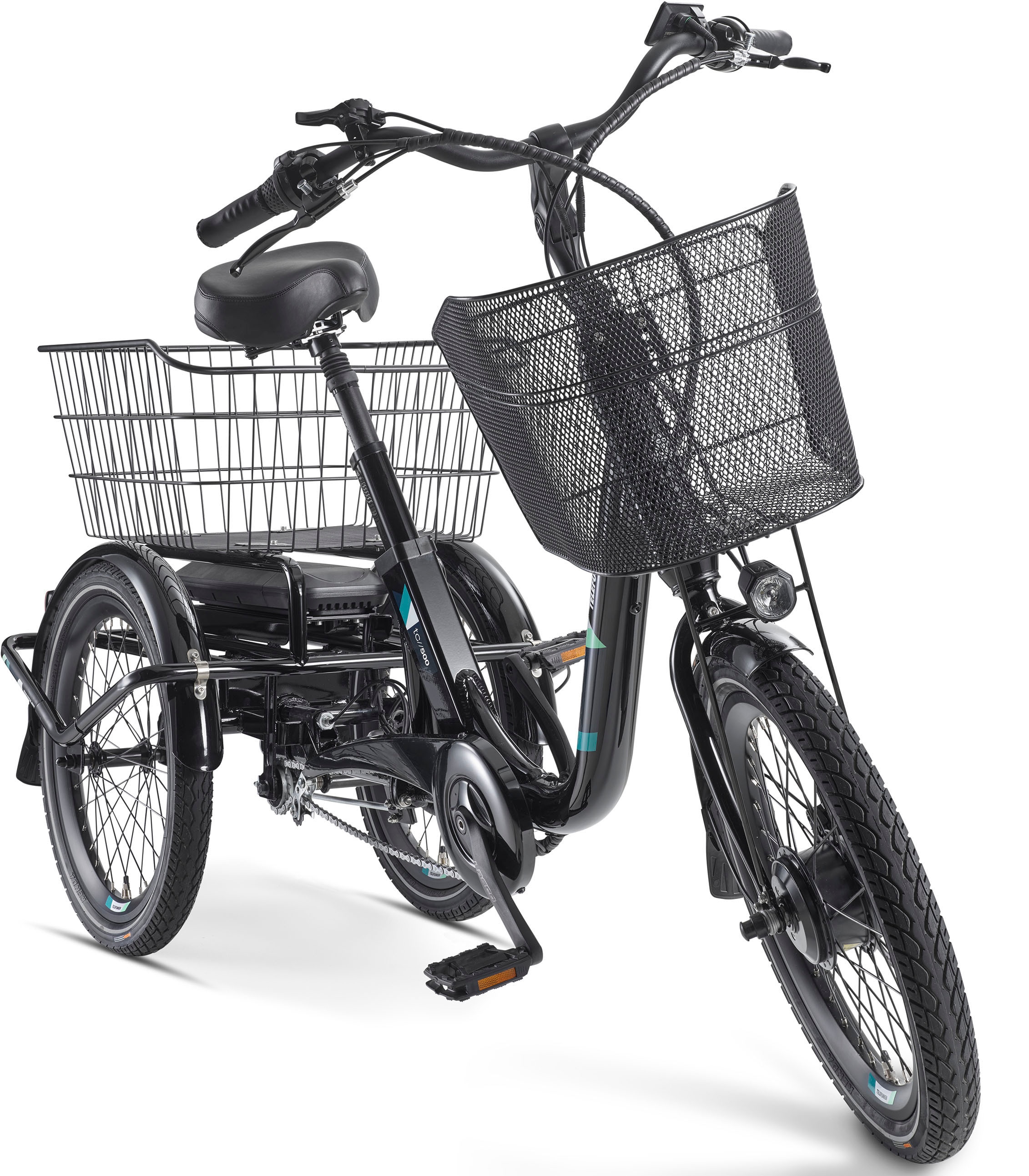 Telefunken E-Bike »TC500«, 3 Gang, Frontmotor 250 W, Pedelec, Elektrofahrrad für Damen u. Herren