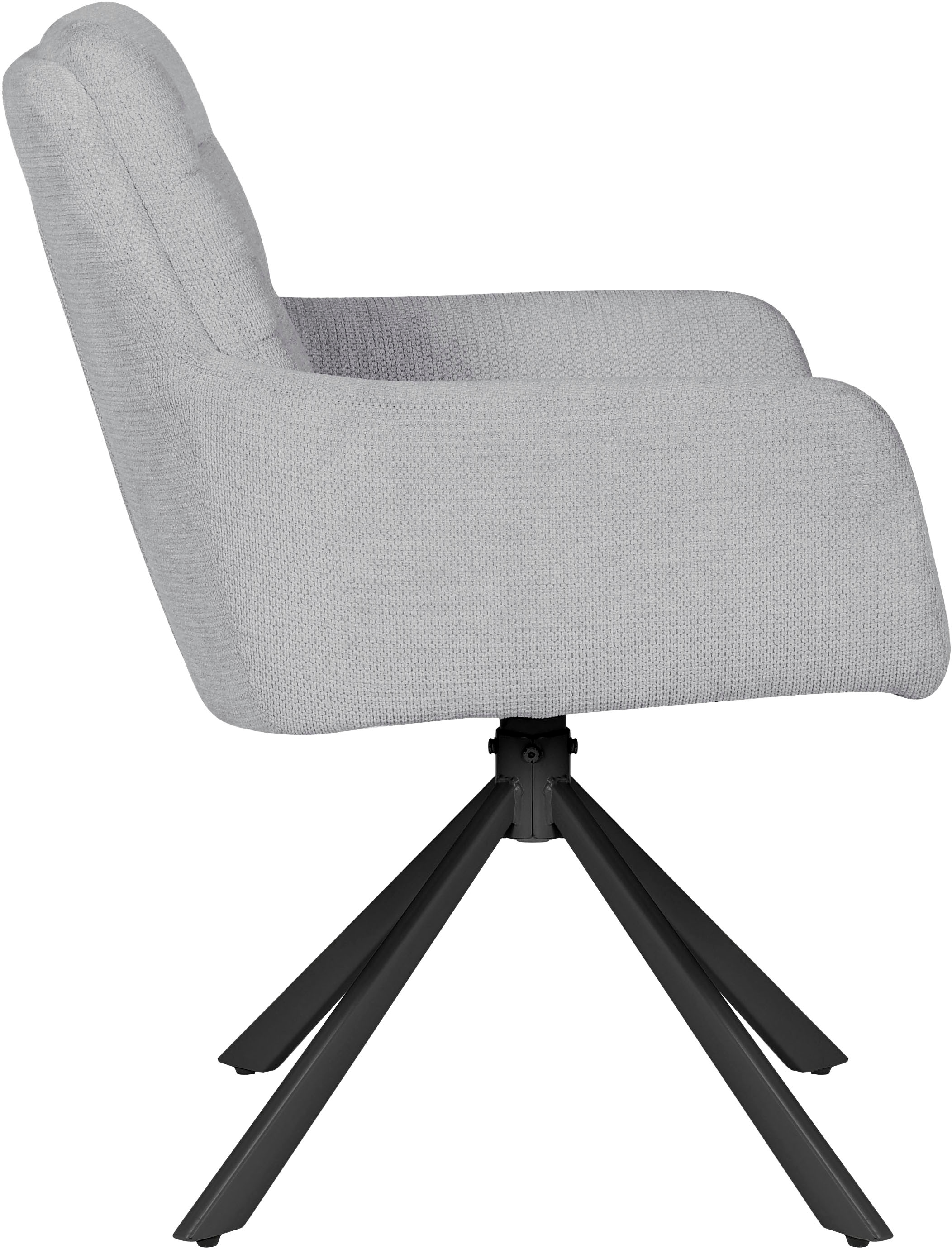 OTTO home Esszimmerstuhl »Asly« () 1 Stk.mit hochwertigem Webstoff, Holzgestell und 360°-Funktion