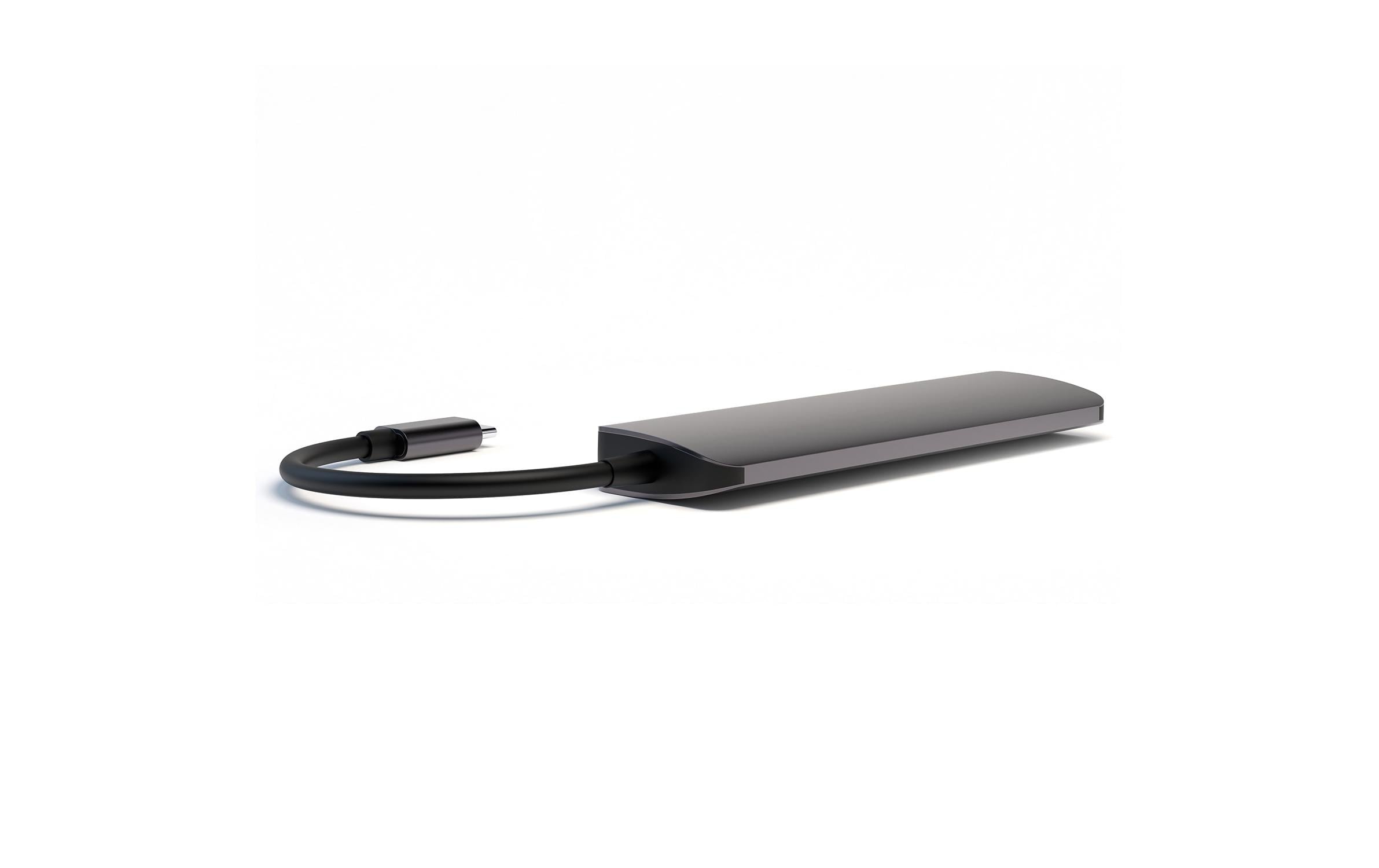 4smarts Laptop-Dockingstation »6in1 Hub USB-C – HDMI/USB-A/SD/PD«