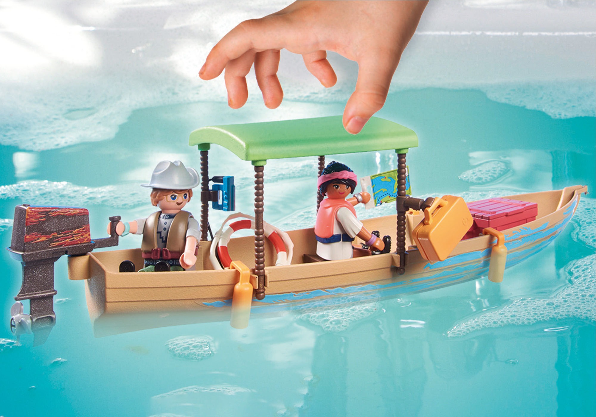 Playmobil® Konstruktions-Spielset »Wiltopia - Bootsausflug zu den Seekühen (71010), Wiltopia«, (71 St.), teilweise aus recyceltem Material; Made in Europe