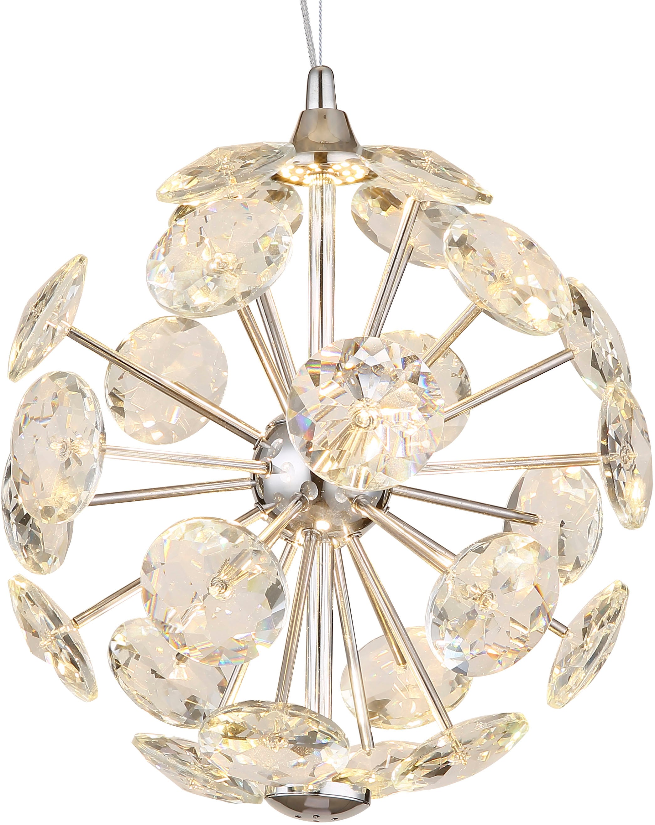 GLOBO LIGHTING Hängeleuchte »VIRINA« LED-Modul 1 Stk. Warmweiß Hängelampe Esszimmer-Leuchte Esstischleuchte Wohnzimmer